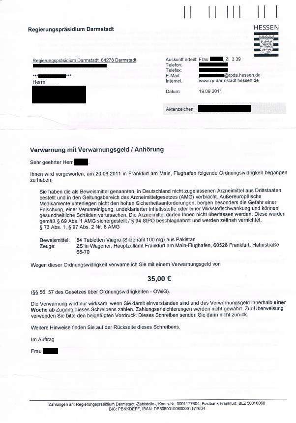 Viagra ausland zoll